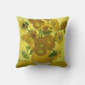 ファンゴッホひまわり枕 クッション (裏面)