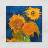 ファンゴッホひまわり エンクロージャーカード (正面)