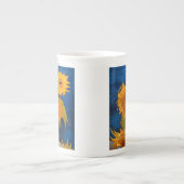 ファンゴッホひまわり ボーンチャイナマグカップ (正面)