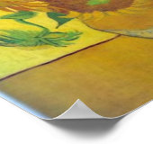 ファンゴッホひまわり ポスター (角)