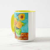 ファンゴッホひまわり マグカップ (正面左)