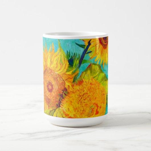 ファンゴッホひまわり モーフィングマグカップ (中央)