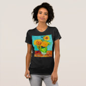 ファンゴッホひまわり Tシャツ (正面フル)