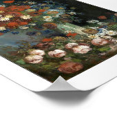 ファンゴッホまだ草花とバラで生きる ポスター (角)