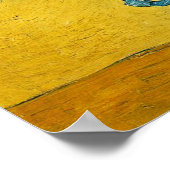 ファンゴッホアイリスズベイザーイエロ絵画フローラ ポスター (角)