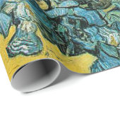 ファンゴッホアイリスズベイザーイエロ絵画フローラ ラッピングペーパー (ロールコーナー)