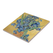 ファンゴッホアイリスズ花瓶フローラスチルライフアート タイル (側面)