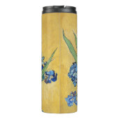 ファンゴッホアイリスズ花瓶ブルーフローラズモノグラム タンブラー (裏面)