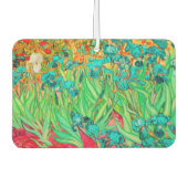 ファンゴッホアイリスティール（緑がかった色） カーエアーフレッシュナー (正面)