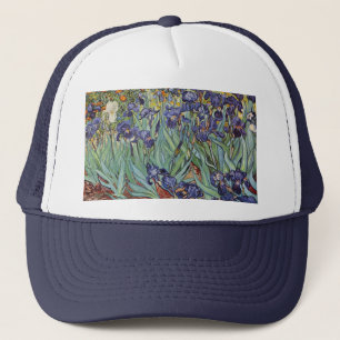 ファンゴッホアイリス印象派絵画の キャップ