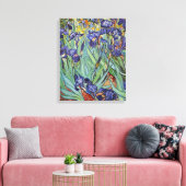 ファンゴッホアイリス印象派絵画の キャンバスプリント (インサイチュ (リビング))