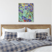 ファンゴッホアイリス印象派絵画の キャンバスプリント (インサイチュ (寝室))