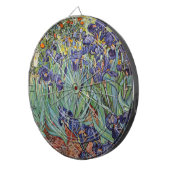 ファンゴッホアイリス印象派絵画の ダーツボード (正面右)