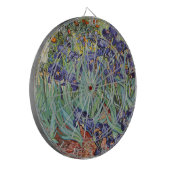 ファンゴッホアイリス印象派絵画の ダーツボード (正面左)