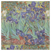 ファンゴッホアイリス印象派絵画の ファブリック (クローズアップ)