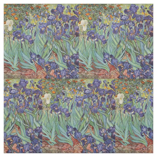 ファンゴッホアイリス印象派絵画の ファブリック (見本)