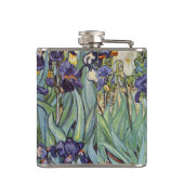 ファンゴッホアイリス印象派絵画の フラスク (裏面)