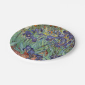 ファンゴッホアイリス印象派絵画の ペーパープレート (アングル)