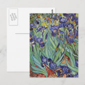 ファンゴッホアイリス印象派絵画の ポストカード (正面/裏面)