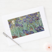 ファンゴッホアイリス印象派絵画の 長方形シール (封筒)