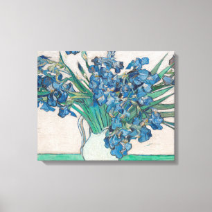 ファンゴッホアイリス絵画花瓶の印象主義 キャンバスプリント