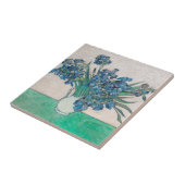 ファンゴッホアイリス絵画花瓶の印象主義 タイル (側面)