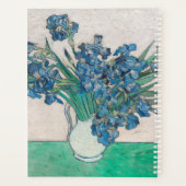 ファンゴッホアイリス絵画花瓶の印象主義 プランナー手帳 (裏面)