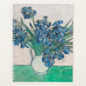 ファンゴッホアイリス絵画花瓶の印象主義 プランナー手帳 (正面)