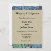 ファンゴッホアイリス絵画花瓶の印象主義 招待状 (正面)