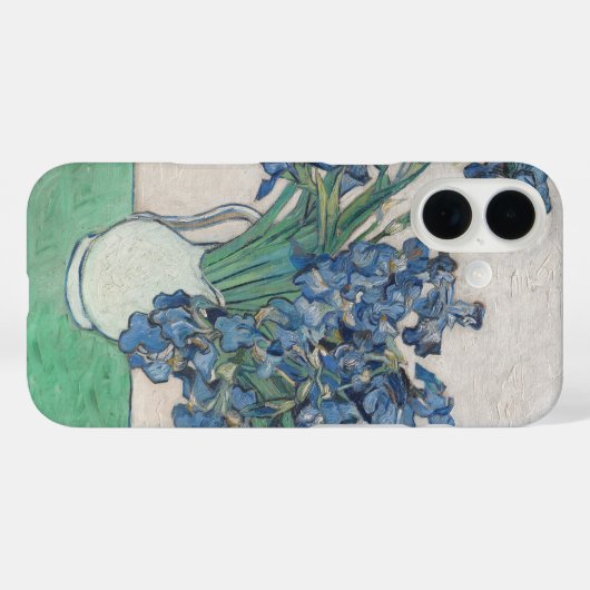 ファンゴッホアイリス絵画花瓶の印象主義 Case-Mate iPhoneケース (裏面 (横))