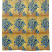 ファンゴッホアイリス花瓶花まだライフオランダアート シャワーカーテン (正面)