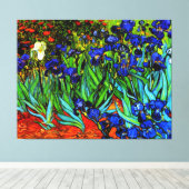 ファンゴッホアイリス キャンバスプリント (インサイチュ (ウッドフロア))
