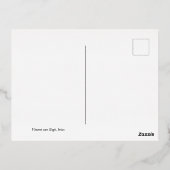 ファンゴッホアイリス 箔シーズンポストカード (裏面)