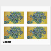 ファンゴッホアイリス 長方形シール (シート)