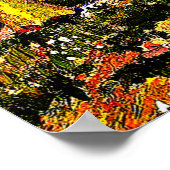 ファンゴッホアベニュー飛行機ツリー ポスター (角)