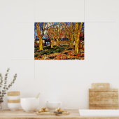 ファンゴッホアベニュー飛行機ツリー ポスター (キッチン)