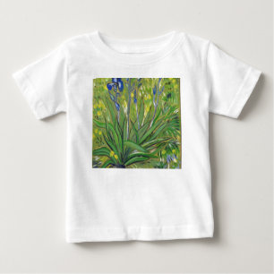 ファンゴッホアートアイリス、アクリル再生 ベビーTシャツ