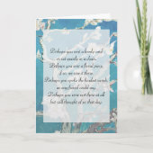 ファンゴッホアート悔やみや弔慰家族からありがとう カード (正面)