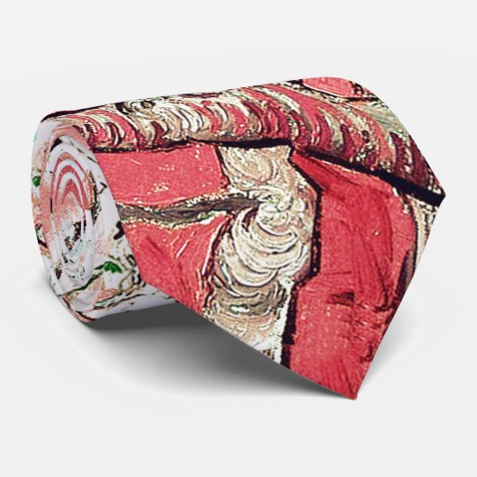 ファンゴッホアーモンドフラスピーチ ネクタイ (ロール)