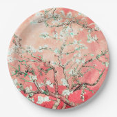 ファンゴッホアーモンドフラスピーチ ペーパープレート (正面)