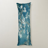 ファンゴッホアーモンドフラズダークティール（緑がかった色） ボディピロー (裏面 (縦))