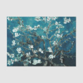 ファンゴッホアーモンドフラズダークティール(緑がかった色) 薄葉紙 (正面)