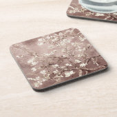 ファンゴッホアーモンドフラズベージュ コースター (左側)