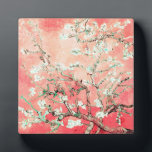 ファンゴッホアーモンドフラムス桃 フォトプラーク<br><div class="desc">ヴィンセント・ヴァン・ゴッホの色変更によるアーモンドの花の著作権2sweet4wordsDesigns/ PureVintage Loveヴァン・ゴッホの愛するアーモンドの花の美しいを自宅に合った色で取得します。</div>