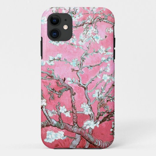 ファンゴッホアーモンド咲きピンクブルー Case-Mate iPhoneケース (裏面)