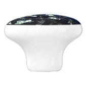 ファンゴッホアーモンド花ミッドナイトブルー セラミックノブ (側面)