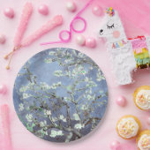 ファンゴッホアーモンド花咲きスチールブルー ペーパープレート (パーティー)