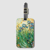 ファンゴッホインスパイアワイルドフラワーの荷物タグ ラゲッジタグ (正面縦)