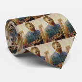 ファンゴッホイーゼル前人肖像画 ネクタイ (ロール)