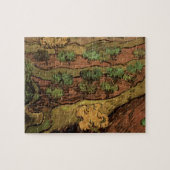 ファンゴッホオリーブの木々が丘の斜面に ジグソーパズル (横)